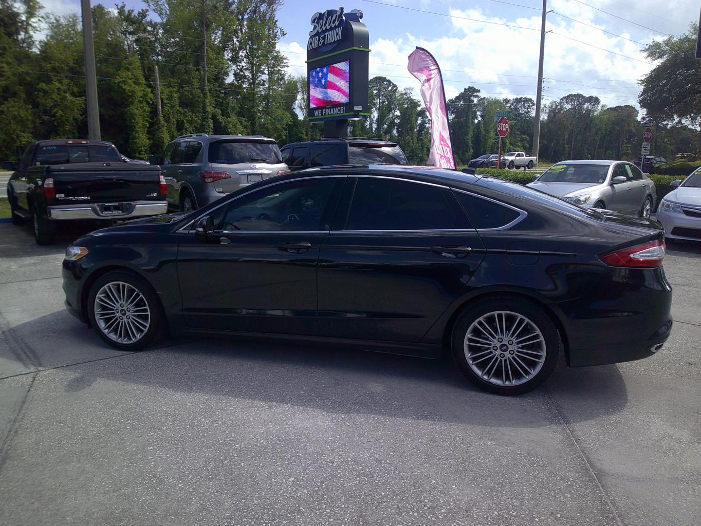 2013 BLACK FORD FUSION (3FA6P0H91DR) , located at 390 Hansen Avenue, Orange Park, FL, 32065, (904) 276-7933, 30.130497, -81.787529 - Photo#4